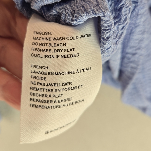 Elodie Womens Top Sz M Purple Ruched Front,Back & Arms. Purple Casual Comfort - Picture 11 of 11